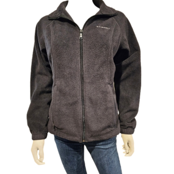 Columbia Collared Zippered Long Sleeve Fleece Jacket Size S - Picture 2 of 9